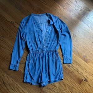 Denim romper